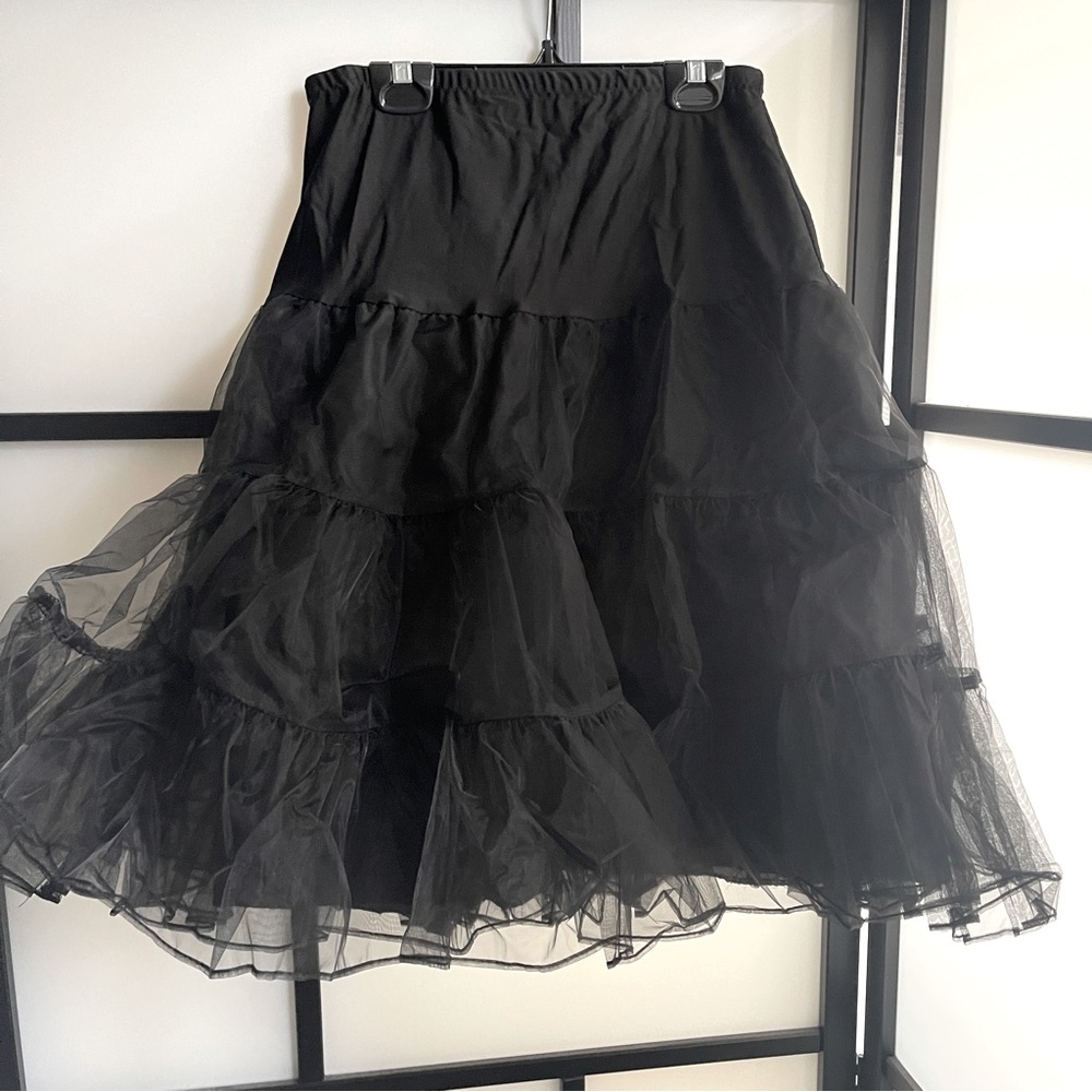 🖤 Grace Karin Retro Black Petticoat | Size L 🖤